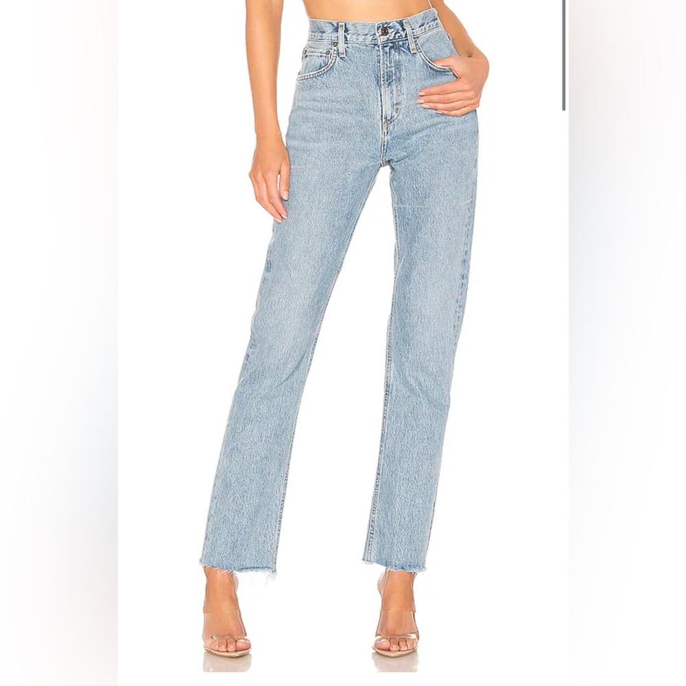 AGOLDE Cherie High Rise Straight Jeans